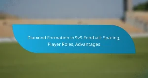 Diamond Formation in 9v9 Football: Spacing, Player Roles, Advantages